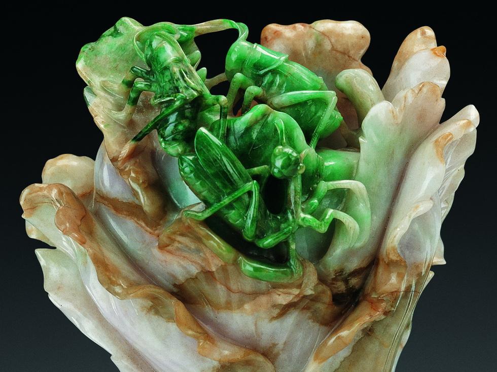 翡翠蝈蝈白菜